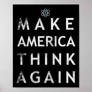 Affiche Faites à l'Amérique une fois de plus penser à Atom