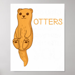 Affiche Faites aux loutres de mer