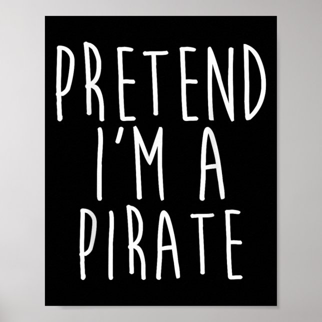 Affiche Faites comme si je suis un costume de famille blas (Devant)