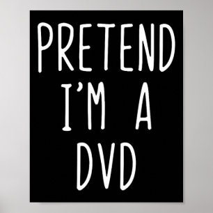 Affiche Faites comme si je suis un costume Dvd Halloween F