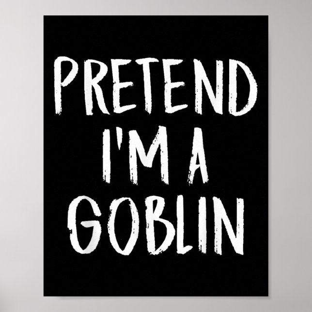 Affiche Faites comme si je suis une fête d'Halloween Gobel (Devant)