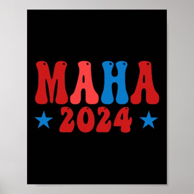 Affiche Faites de l'Amérique un pays sain Maha Pro-trump C (Devant)