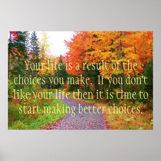 Affiche Faites de meilleurs choix (Devant)