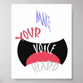Affiche Faites Entendre Votre Voix Mini