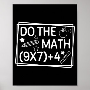 Affiche Faites Le Calcul 67 Mème Drôle Six Sept Hommes Fem
