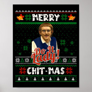 Affiche Faites-le drôle Chit-mas Noël Meme