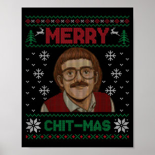 Affiche Faites-le drôle Chit-mas Noël Xmas