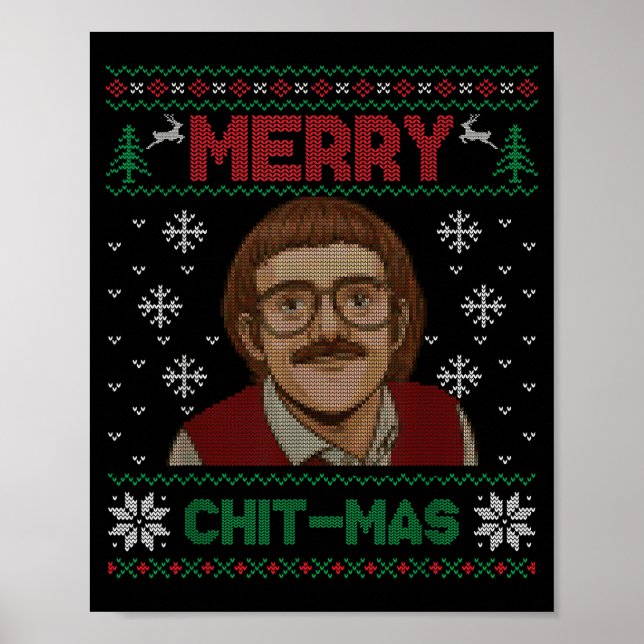 Affiche Faites-le drôle Chit-mas Noël Xmas  (Devant)