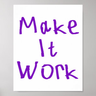 Affiche Faites-le fonctionner Sticker2