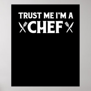 Affiche Faites-moi confiance im un chef cuisines d'amour