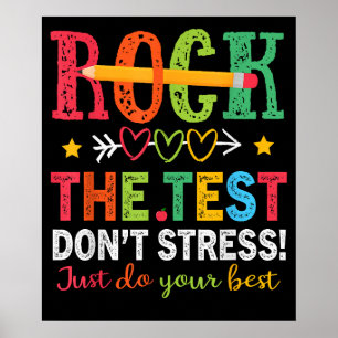 Affiche Faites passer le test sans stress, faites de votre