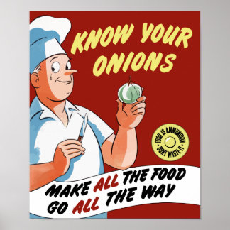 Affiche Faites Passer Toute La Nourriture — 2ÈME GUERRE MO