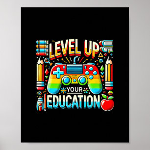 Affiche Faites Progresser Votre Éducation Enseignant Inspi