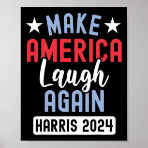 Affiche Faites rire l'Amérique à nouveau Président 2024 Ka