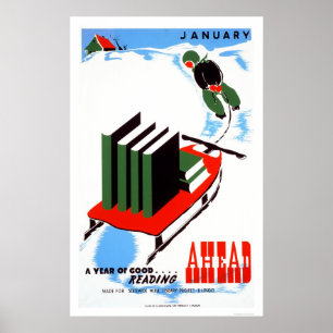Affiche Faites votre lecture Snow 1938 WPA