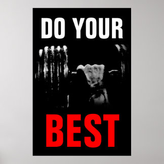 Affiche Faites votre meilleur entraînement de musculation