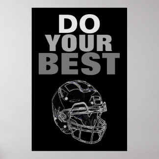 Affiche Faites votre meilleur exemple de football