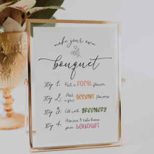 Affiche Faites votre propre Bouquet Bar