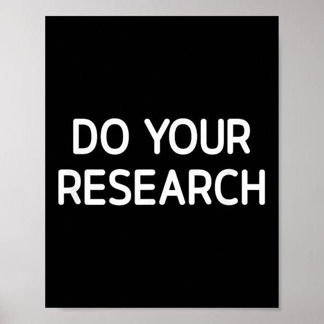 Affiche Faites Votre Recherche, Drôle, Blagues, Sarcastiqu (Devant)