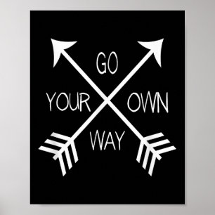 Affiche Faites-Vous Propre Flèche Flèches Motivationnelles