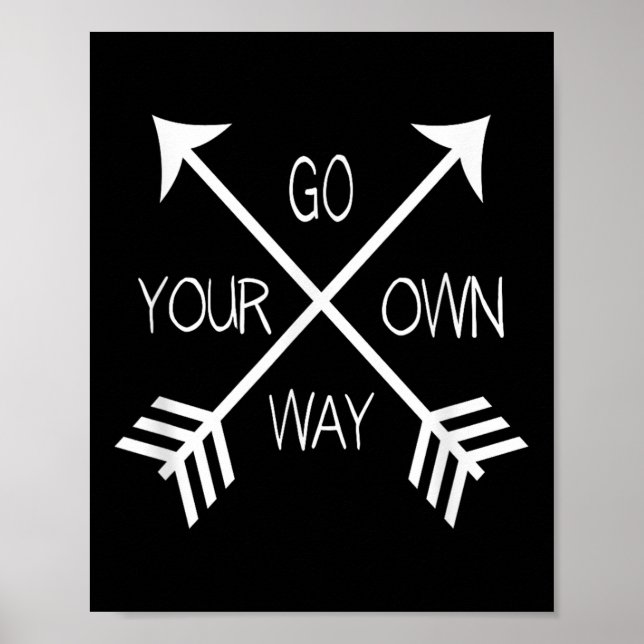 Affiche Faites-Vous Propre Flèche Flèches Motivationnelles (Devant)