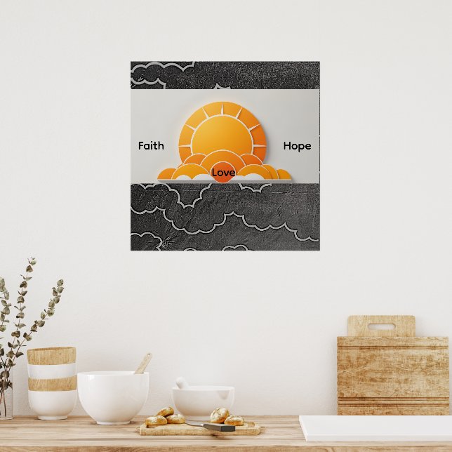 Affiche Faith, Hope, Love! (Cuisine)