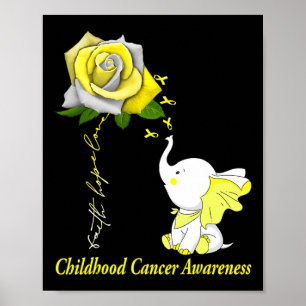 Affiche Faith Hope Love Chilhood Cancer Awareness
