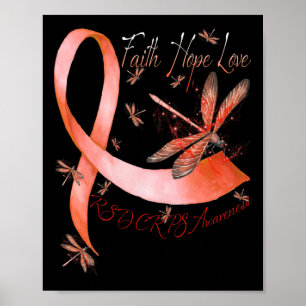 Affiche Faith Hope Love Dragonfly RSD RCPS Sensibilisation