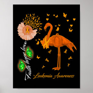 Affiche Faith Hope Love Leukemia Sensibilisation