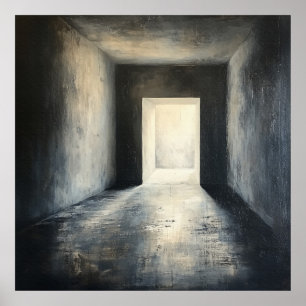 Affiche Faith Light in the Darkness Citation inspirationne