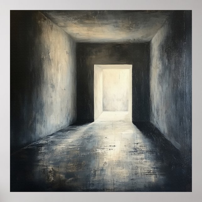 Affiche Faith Light in the Darkness Citation inspirationne (Devant)