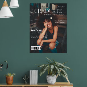 Affiche Faits amusants Photo de couverture du magazine d