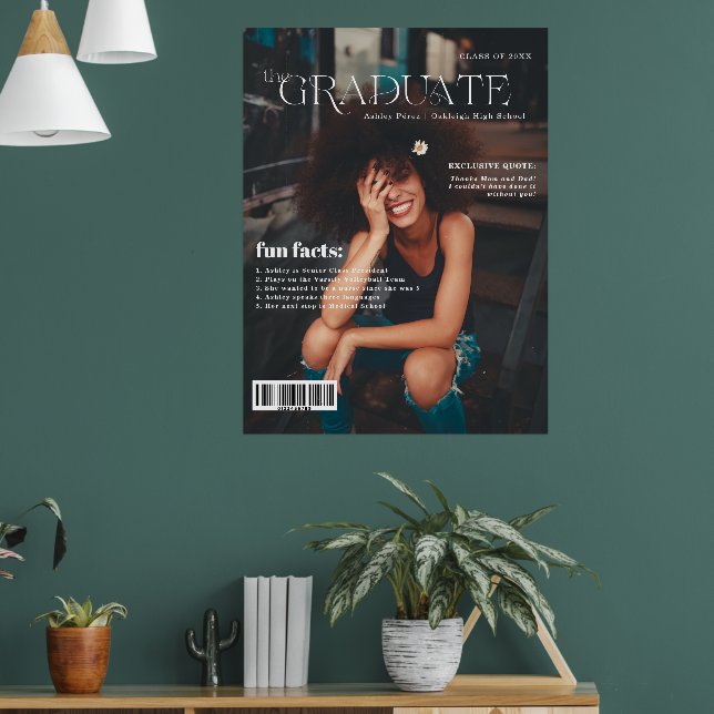 Affiche Faits amusants | Photo de couverture du magazine d (Salon 1)