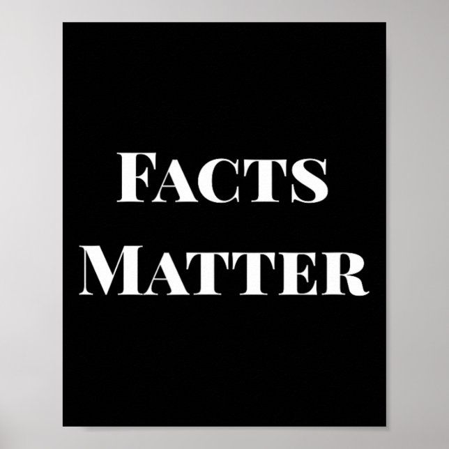 Affiche Faits Problème La Vérité Politique Résiste À La Ch (Devant)