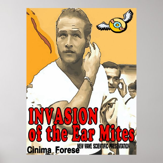 Affiche Fake Cinima de style vintage (Devant)