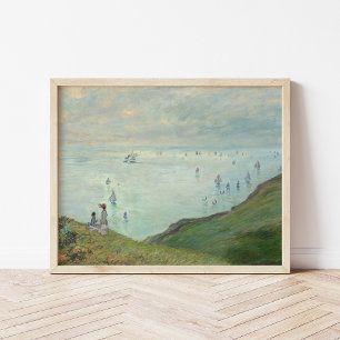 Affiche Falaises à Pourville   CLAUDE MONET