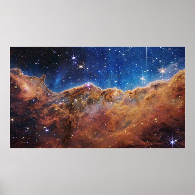 Affiche Falaises cosmiques Carina Nebula Space Webb Telesc (Devant)
