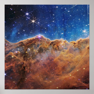 Affiche Falaises cosmiques dans la Nebula de la Carina