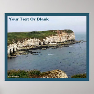 Affiche Falaises de calque de la tête de Flamborough