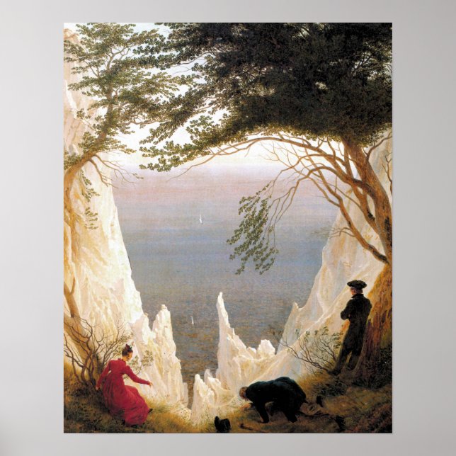 Affiche Falaises De Calque Sur Rugen (Friedrich 1818) (Devant)