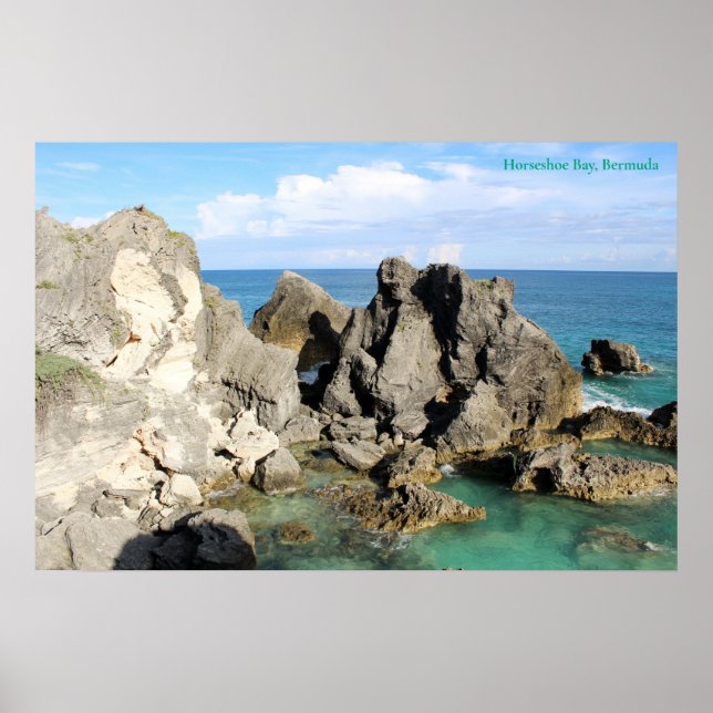 Affiche Falaises de la baie de Horseshoe (Devant)