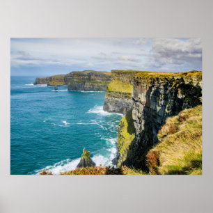 Affiche Falaises de Moher, Irlande