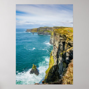 Affiche Falaises de Moher, Irlande