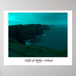 Affiche Falaises de Moher, Irlande
