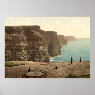 Affiche Falaises de Moher sur la côte atlantique Irlande P
