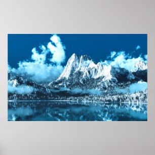 Affiche Falaises d'hiver