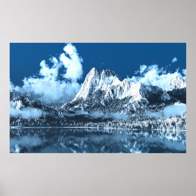 Affiche Falaises d'hiver (Devant)