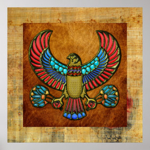 Affiche Falcon égyptien