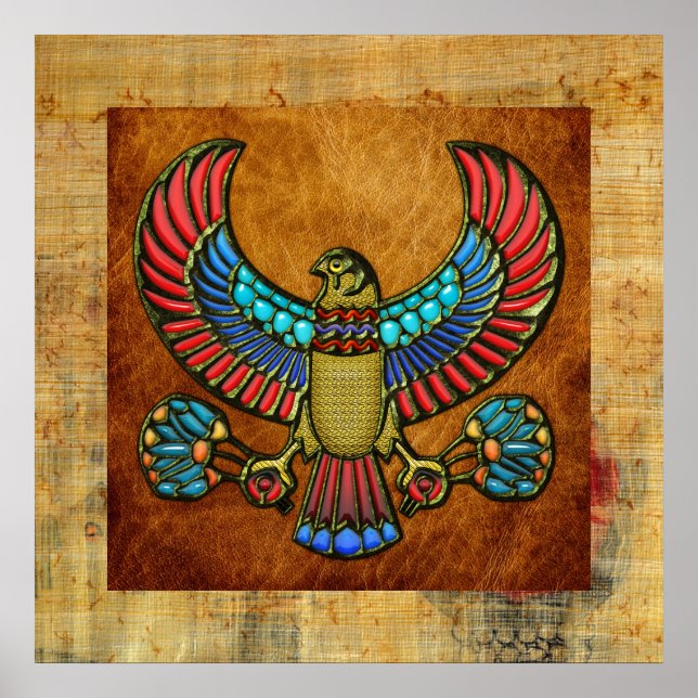 Affiche Falcon égyptien (Devant)