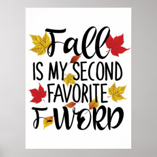 Affiche Fall est My Second Favorite F-Word